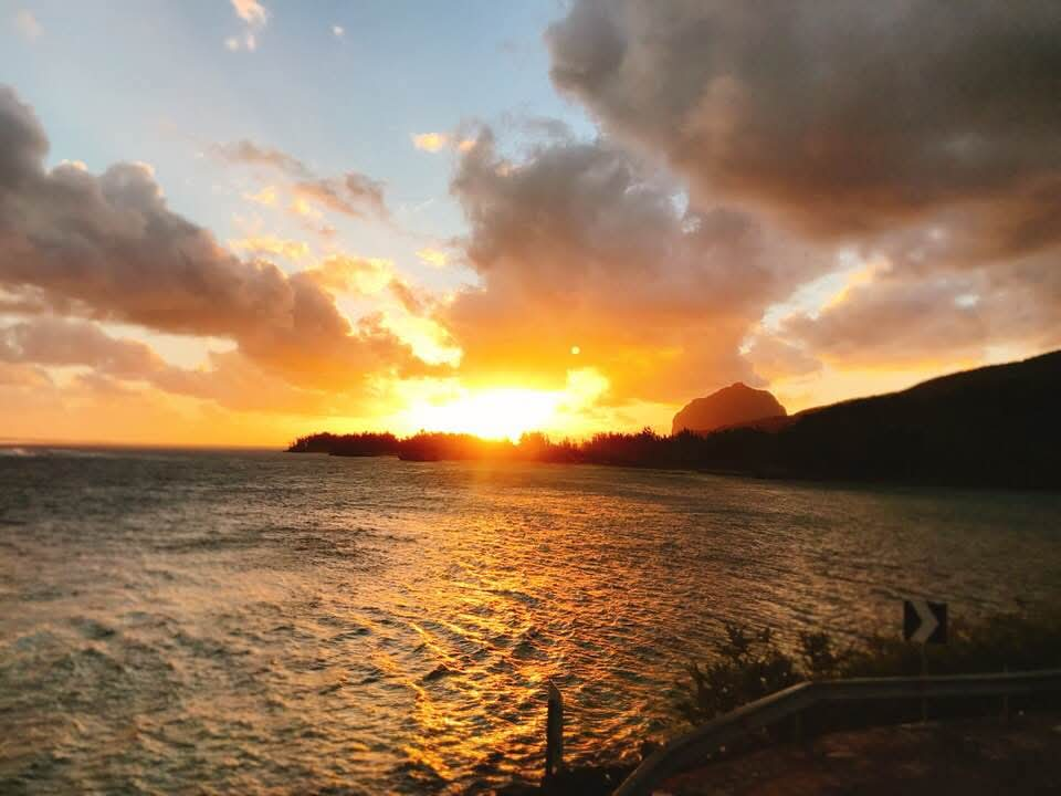 Les couleurs du soir mauricien